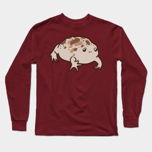 Cute Grumpy Desert Sand Frog Long Sleeve T-Shirt